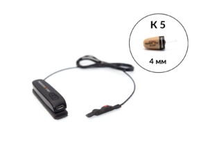 Гарнитура Bluetooth Box Basic Plus с капсульным микронаушником K5 4мм 2