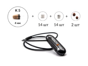 Универсальная гарнитура Bluetooth Pro с капсулой К5 4 мм и магнитами 2 мм 1